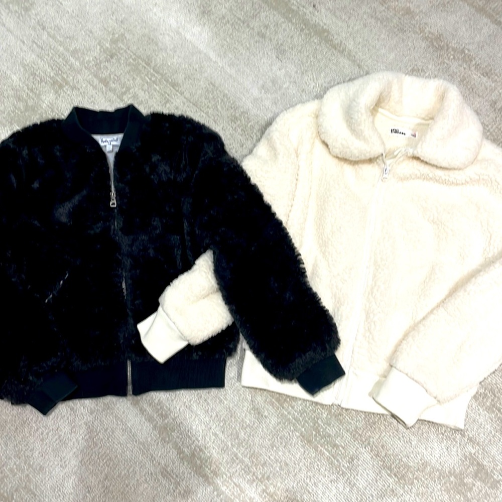 Soft, fuzzy and warm jackets!